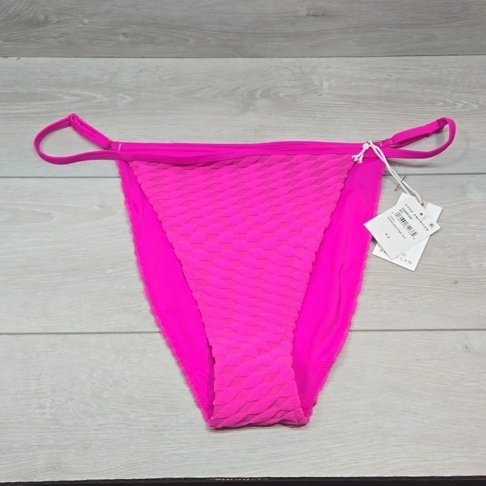 NWT Good American Women Hawiian Pink bottom Swim sz 5/2XL